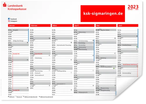 Vorschau Jahresplaner 2023