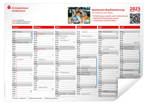 Vorschau Jahresplaner 2025