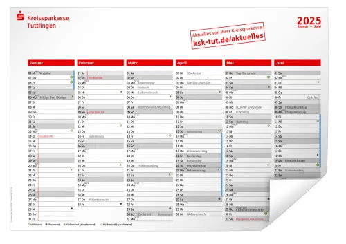Vorschau Jahresplaner 2025