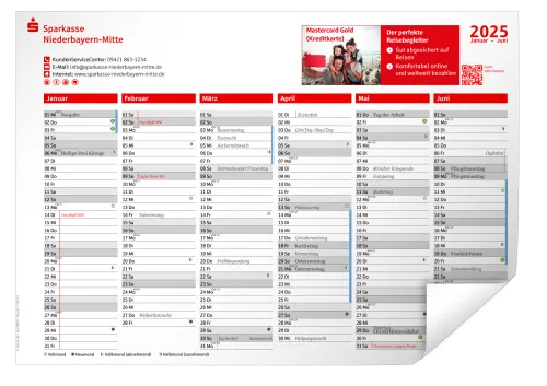 Vorschau Jahresplaner 2025