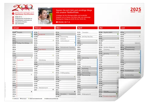 Vorschau Jahresplaner 2025